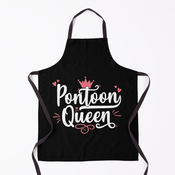 Item preview, Pontoon Queen - Funny Boat Gift print designed and sold by theodoros20.