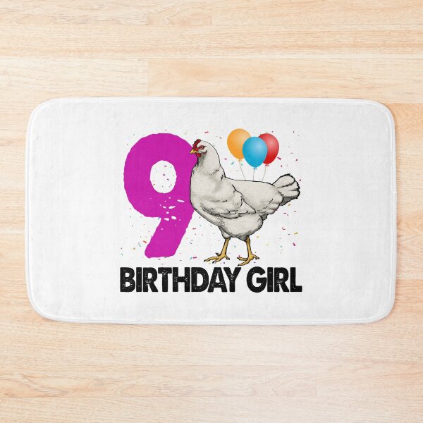 Item preview, Birthday Girl 9 Hen designed and sold by Bendthetrend.