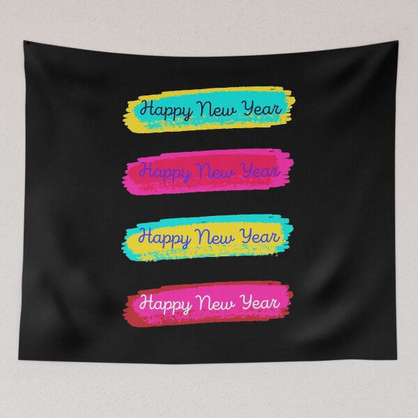 Item preview, Colorful Happy New Year designed and sold by OMdesign10.
