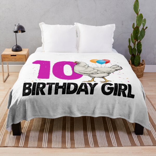 Item preview, Birthday Girl 10 Hen designed and sold by Bendthetrend.