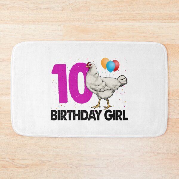 Item preview, Birthday Girl 10 Hen designed and sold by Bendthetrend.