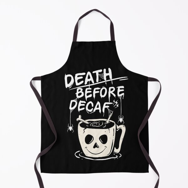 Item preview, Death Before Decaf designed and sold by BlackHarePress.