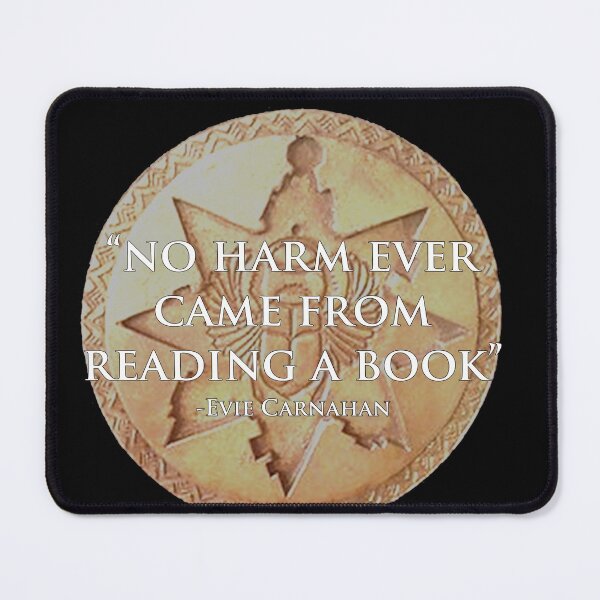 Item preview, No Harm Ever Came From Reading A Book  designed and sold by BackAllyHorror.
