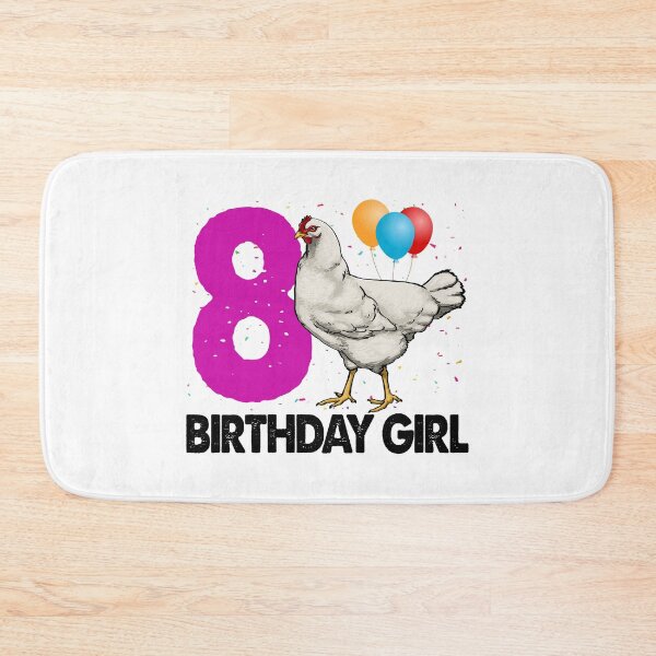 Item preview, Birthday Girl 8 Hen designed and sold by Bendthetrend.