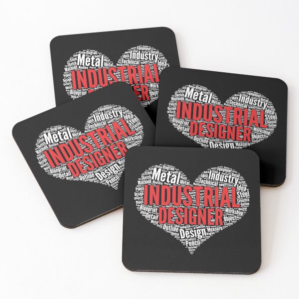 Item preview, Industrial Designer Heart Shape Word Cloud Designing graphic designed and sold by theodoros20.