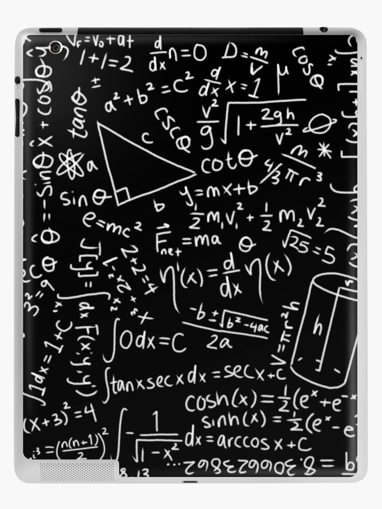 math physics equations pattern cool  iPad Case & Skin for Sale by  maddylovesolive