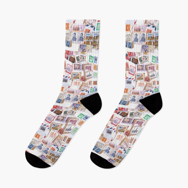 Item preview, Postage Stamps On Paper designed and sold by collageDP.