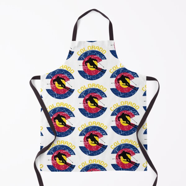Item preview, Colorado Flag Skiing Ski Vacation Snow Skier Gift designed and sold by The Junto Shop.