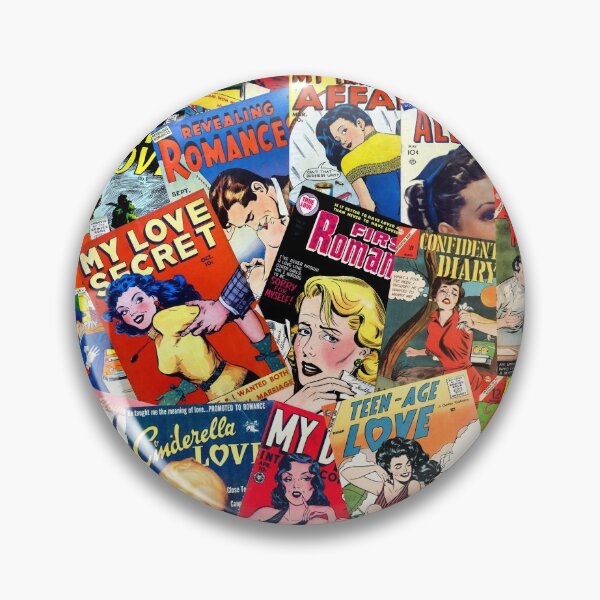 Item preview, Vintage Romance Comic Book Cover Art Collage designed and sold by hjsmith.
