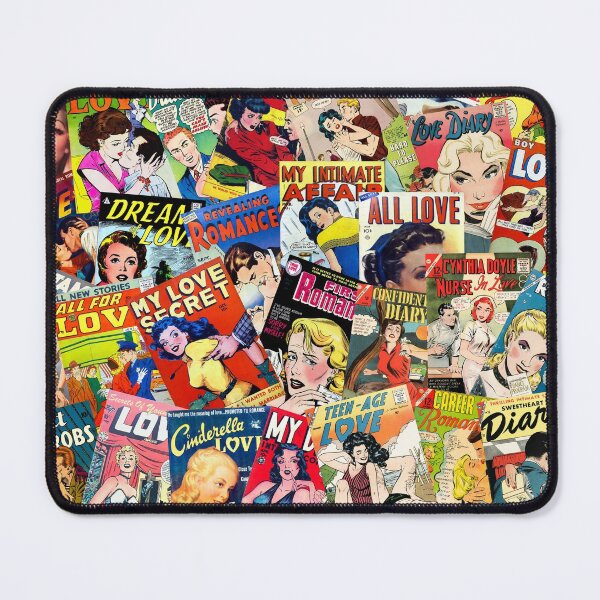 Item preview, Vintage Romance Comic Book Cover Art Collage designed and sold by hjsmith.
