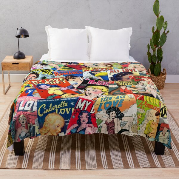 Item preview, Vintage Romance Comic Book Cover Art Collage designed and sold by hjsmith.