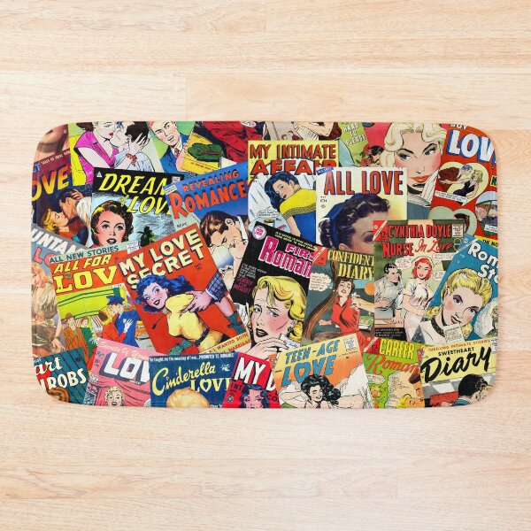 Item preview, Vintage Romance Comic Book Cover Art Collage designed and sold by hjsmith.