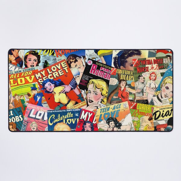 Item preview, Vintage Romance Comic Book Cover Art Collage designed and sold by hjsmith.