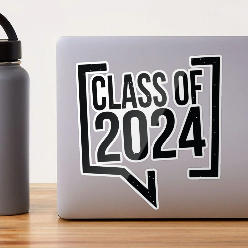 Class of 2024, cool design Sticker