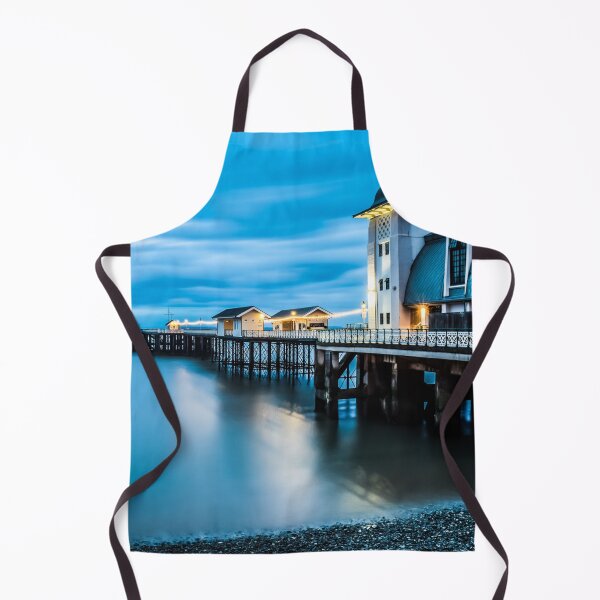 Item preview, Wooden Structures Near Body Of Water - cloudscape, skyscape designed and sold by Delandor.