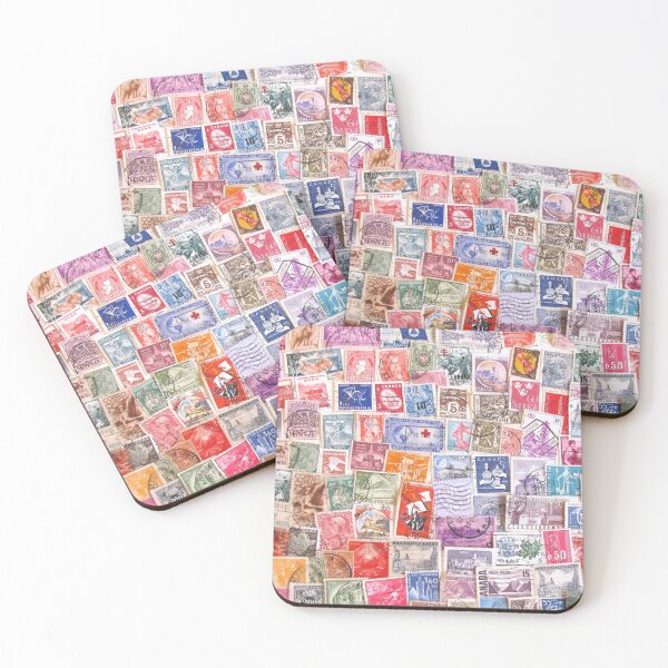 Item preview, Postage Stamp Collection designed and sold by collageDP.