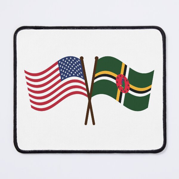 Item preview, Dominica USA Unity Flags designed and sold by IdentiTee Studios.