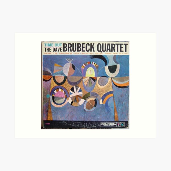 Time Out, Dave Brubeck Quartet, Original Mono cover Art Print