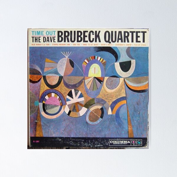Time Out, Dave Brubeck Quartet, Original Mono cover Poster
