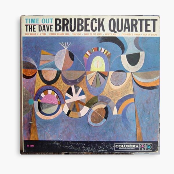 Time Out, Dave Brubeck Quartet, Original Mono cover Metal Print