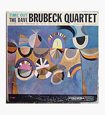 Time Out, Dave Brubeck Quartet, Original Mono cover Photographic Print