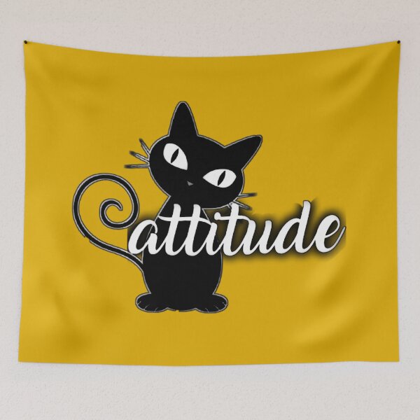 Item preview, Cattitude - Cat Attitude Design designed and sold by RaglanRose.