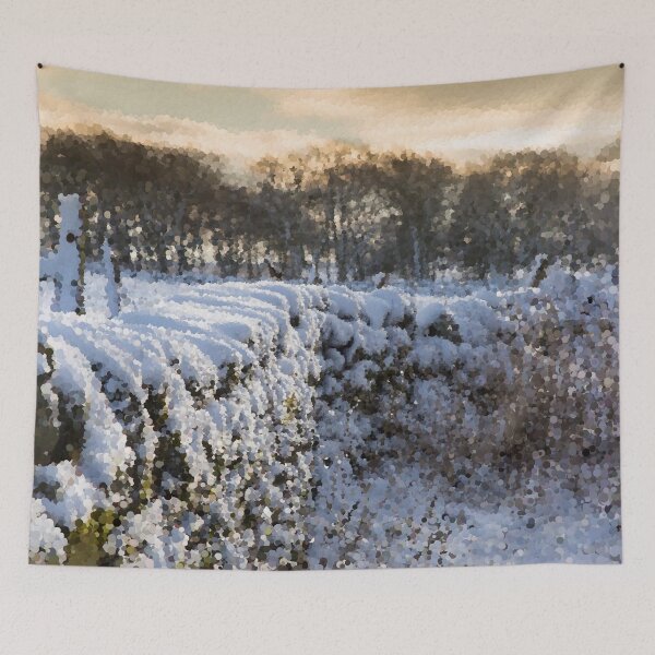 Item preview, Stone Fence In Winter designed and sold by MathenaArt.