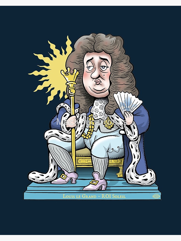How to Draw a Cartoon Louis XIV 