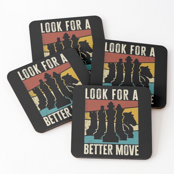 Item preview, Look For A Better Move. Retro Vintage Chess Lover, Gift for Chess Player designed and sold by AS-Shirts.
