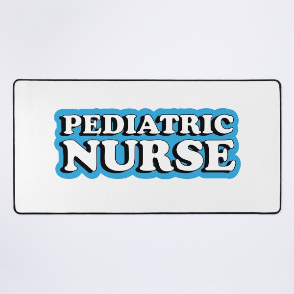 Item preview, Pediatric Nurse Blue Typography designed and sold by Preents.