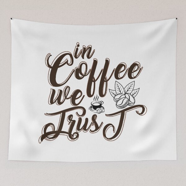 Item preview, Coffee Is a Hug In a Mug - Trendy Coffee Is a Hug In a Mug Quote For Coffee Lovers and Coffee Addicts designed and sold by Prince - Bestseller ★★★★★.