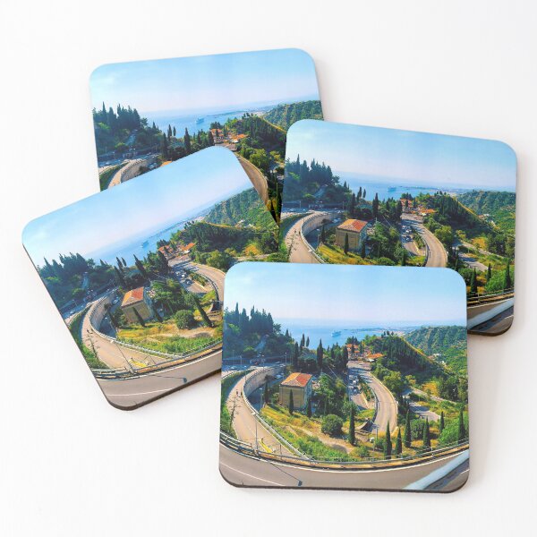Item preview, Taormina City On Sicily Italy designed and sold by PinkPandaDesign.