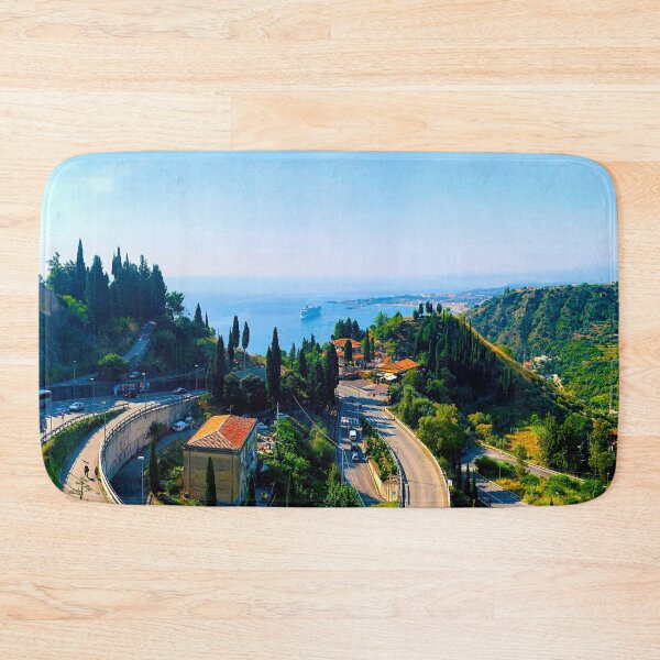 Item preview, Taormina City On Sicily Italy designed and sold by PinkPandaDesign.