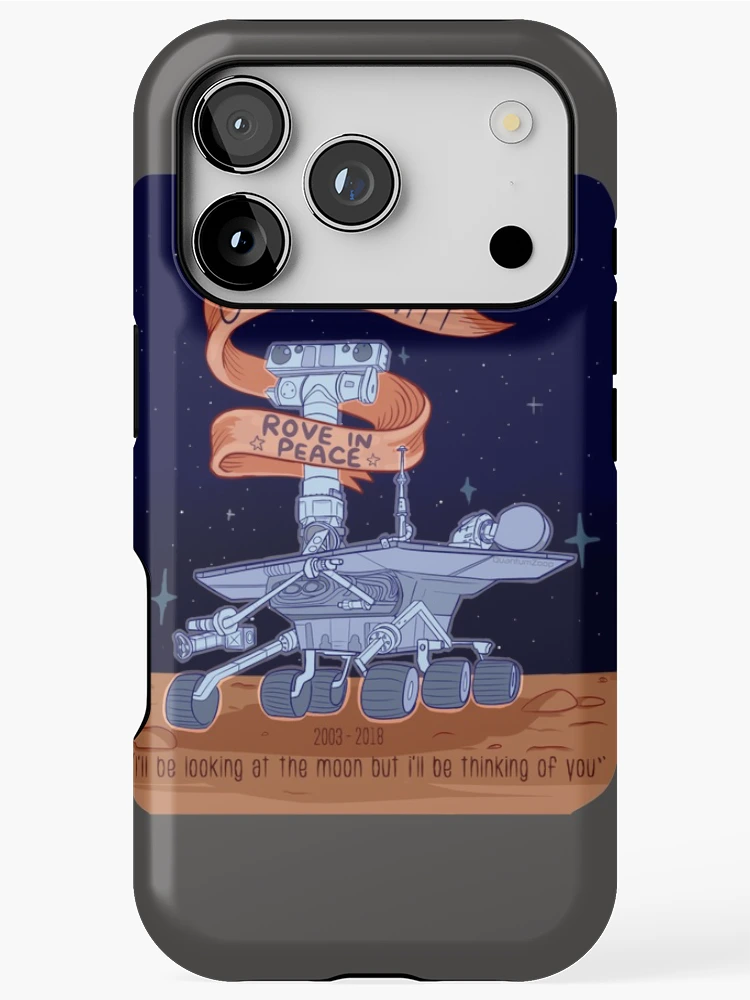 Thumbnail 1 of 4, iPhone Case, Opportunity Rover - Rove In Peace designed and sold by alienclub.