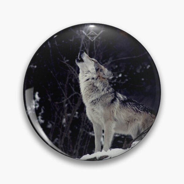 Artikelvorschau, Heulender Wolf - Wintergeschenk - Schlaflosigkeit entworfen und verkauft von WAVV.