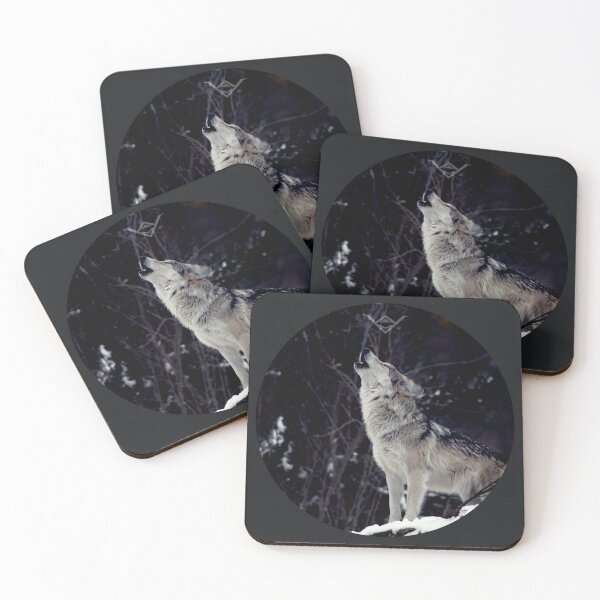 Item preview, Howling Wolf - Winter Gift - Insomnia designed and sold by WAVV.