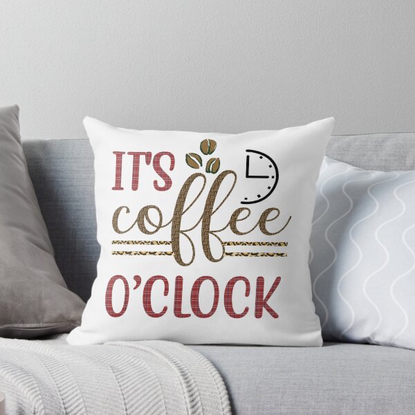Item preview, It's Coffee O'Clock - Trendy Coffee Is a Hug In a Mug Quote For Coffee Lovers and Coffee Addicts designed and sold by Prince - Bestseller ★★★★★.
