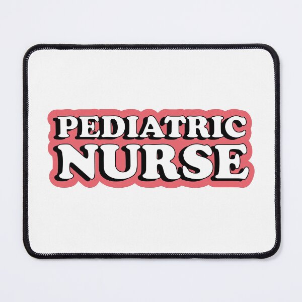 Item preview, Pediatric Nurse Red Typography designed and sold by Preents.