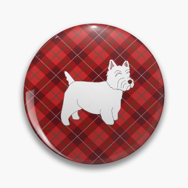 Item preview, Westie on tartan  designed and sold by Lucych27.