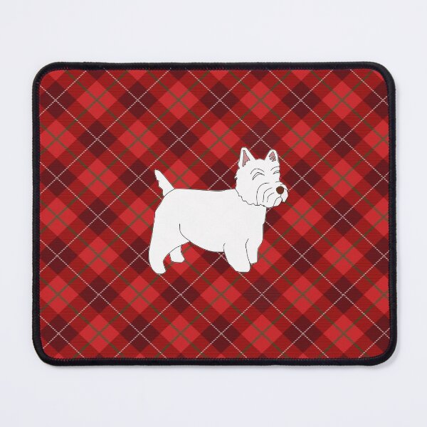 Item preview, Westie on tartan designed and sold by Lucych27.