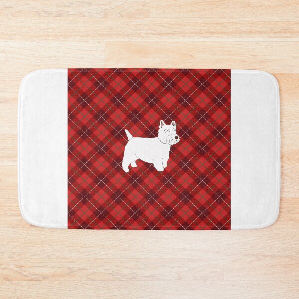 Item preview, Westie on tartan  designed and sold by Lucych27.