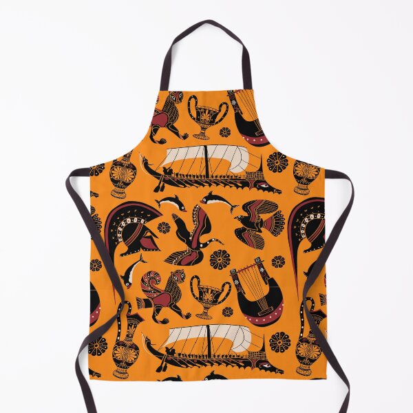 Item preview, Ancient Greek Black Figure Pottery Pattern designed and sold by AlexanderPetela.