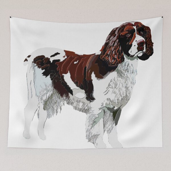 Item preview, English Springer Spaniel art designed and sold by Karen Harding Art and Illustration .