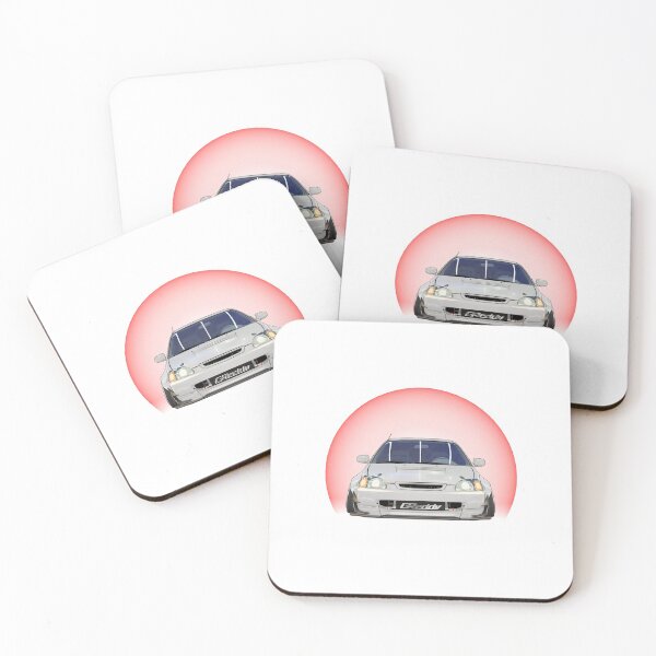 Item preview, Honda civic Car fan art, JDM, Japanese car wide body kit. designed and sold by CRWorks Shop.