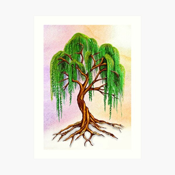 Weeping Tree of Life Art Print