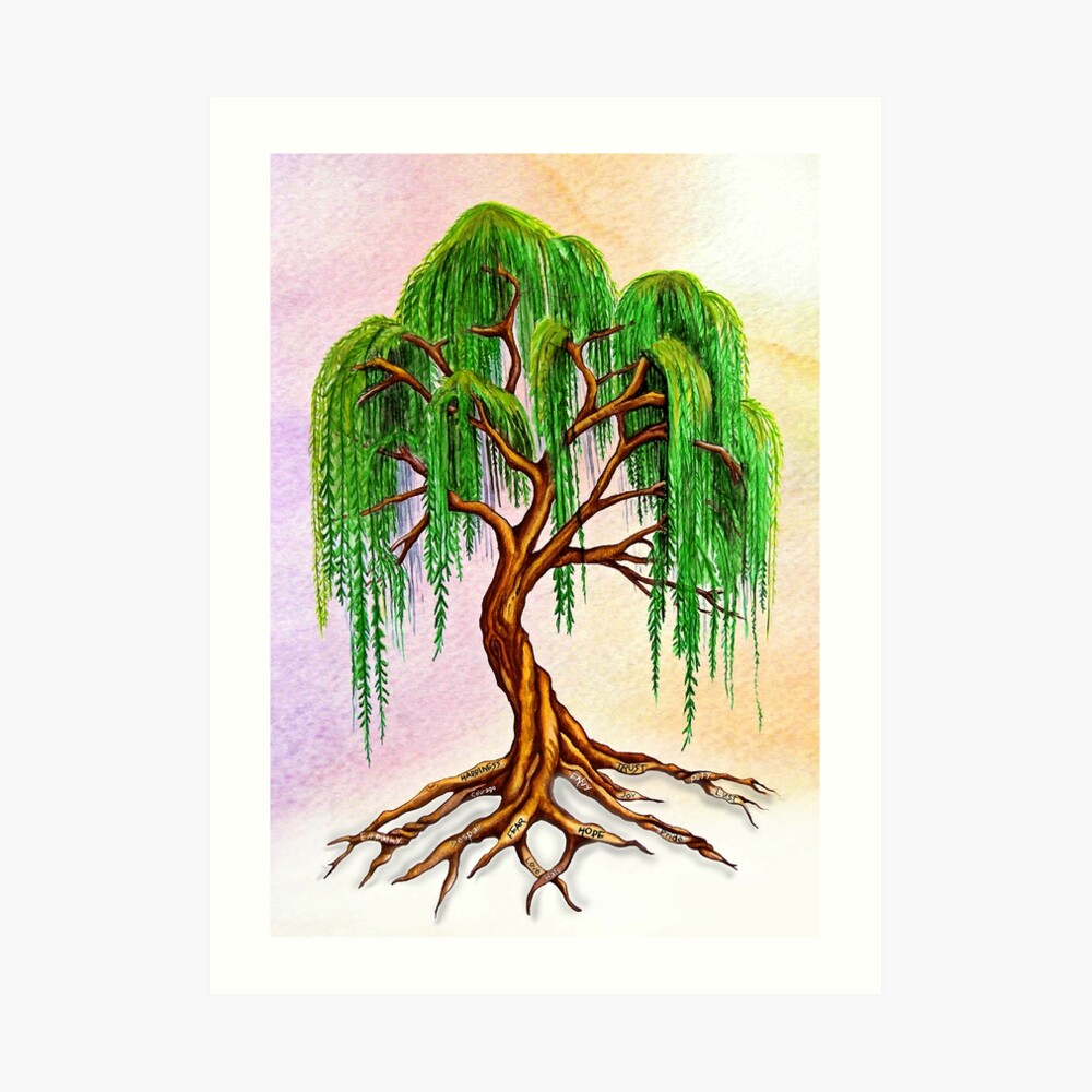 Weeping Tree of Life Art Print