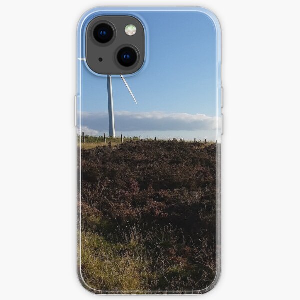 Hedleyhope Fell Wind Turbines iPhone Soft Case