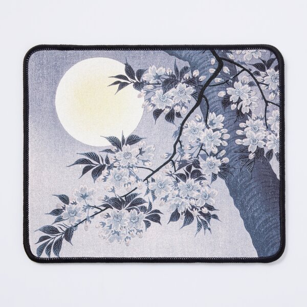 Item preview, Blossoming Cherry on a Moonlit Night (ca. 1932) by Ohara Koson. art gift for art lovers designed and sold by YerrouDesing.