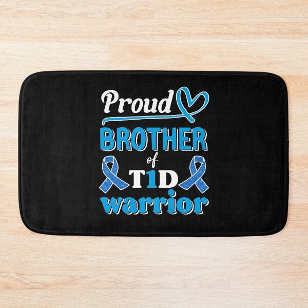 Item preview, In November We Wear Blue ribbon Diabetes Awareness designed and sold by hypertee-design.
