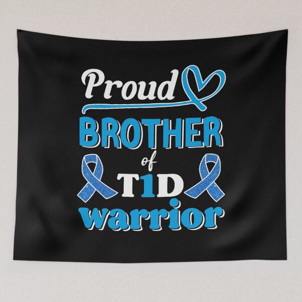 Item preview, In November We Wear Blue ribbon Diabetes Awareness designed and sold by hypertee-design.